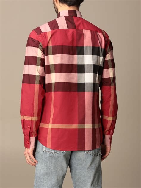 burberry red tartan shirt|burberry tartan pattern.